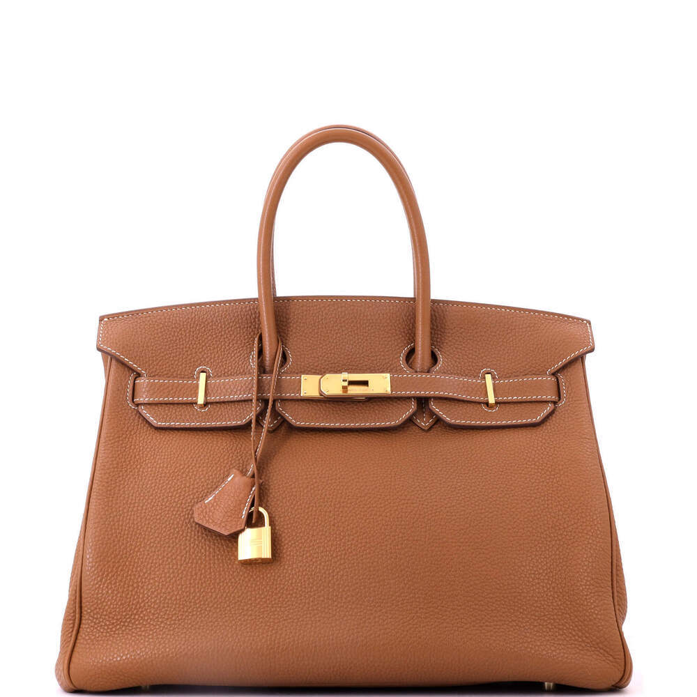 Hermes Birkin 35 Brown Togo with Gold Hardware